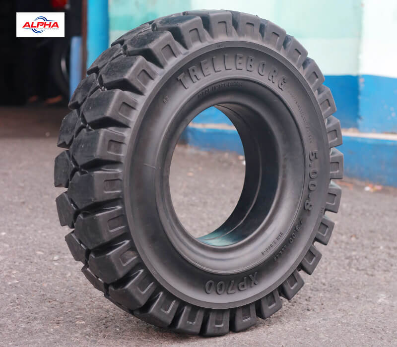 Alpha cung cấp vỏ xe nâng Trelleborg chính hãng, bảo hành rõ ràng